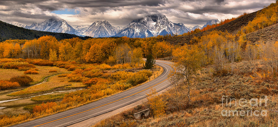 The Road By Oxbow Photograph by Adam Jewell