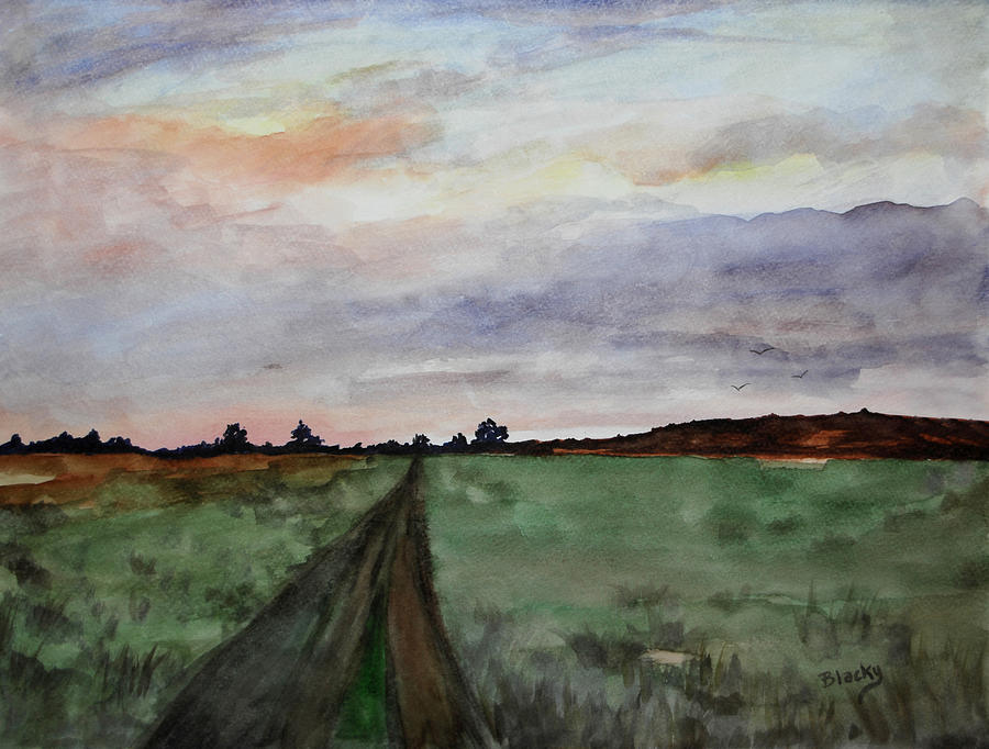 The Road Home Painting by Donna Blackhall