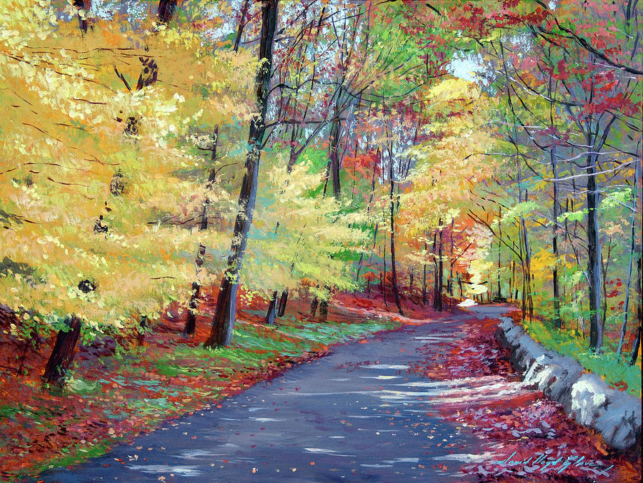The Road Leads Home Painting by David Lloyd Glover