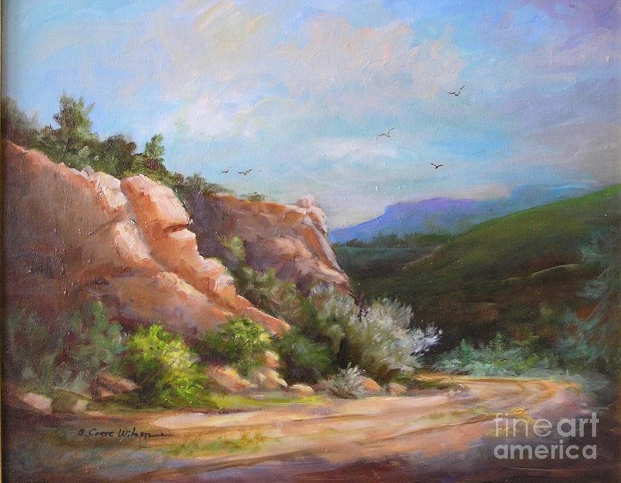 The Road Less Traveled Painting by Barbara Couse Wilson