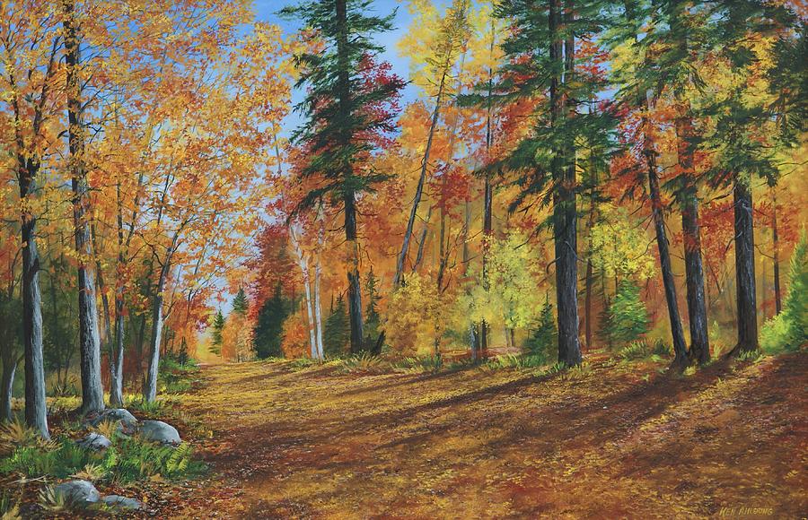 The Road Less Traveled Painting By Ken Ahlering Fine Art America