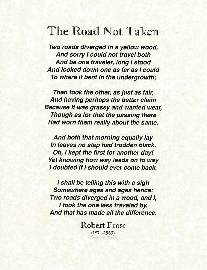 The Road Not Taken by Robert Frost | Summary & Analysis - Video & Lesson  Transcript | Study.com