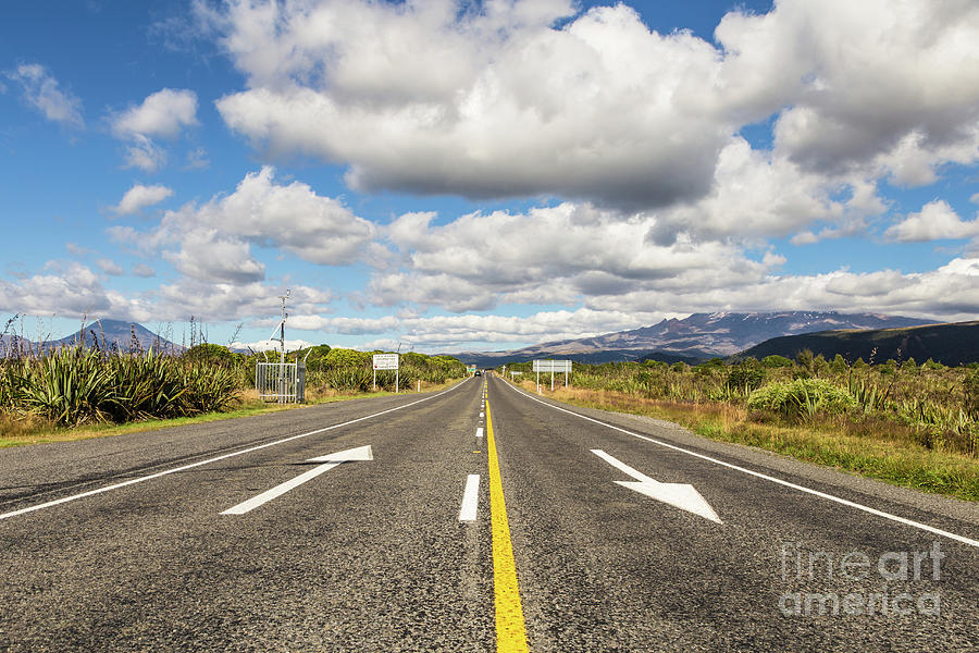 The road of New Zealand Photograph by Didier Marti