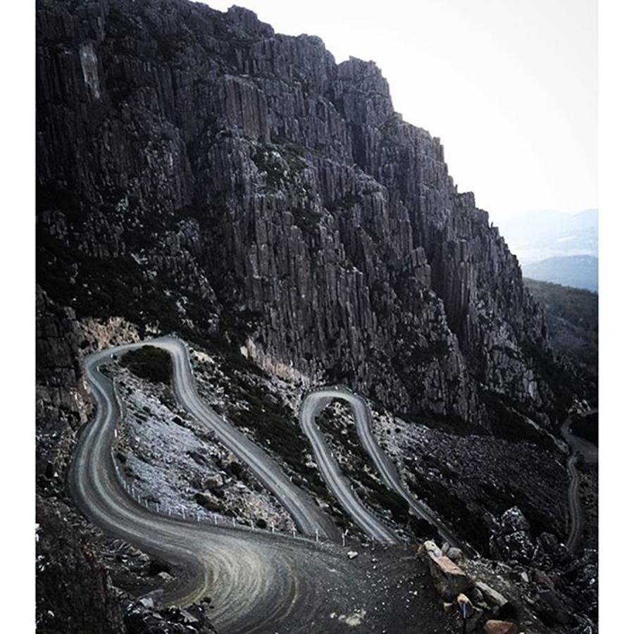Mountain Photograph - The Road To Ben Lomand Tasmania 2015 by Paul Dal Sasso