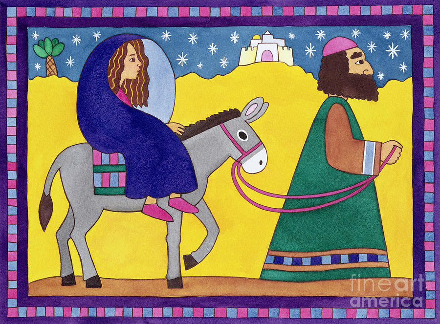 The Road to Bethlehem Painting by Cathy Baxter