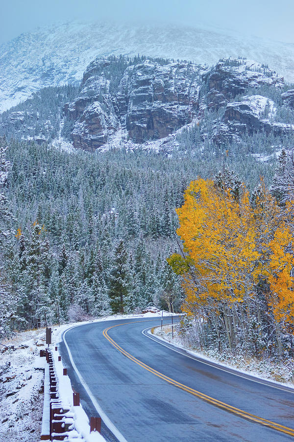 The Road To Changing Seasons Photograph by John De Bord