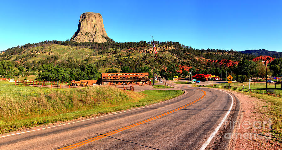 The Road To Devils Tower Photograph by Adam Jewell