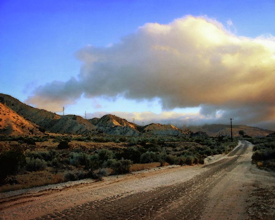 The Road to Hungry Valley Photograph by Timothy Bulone