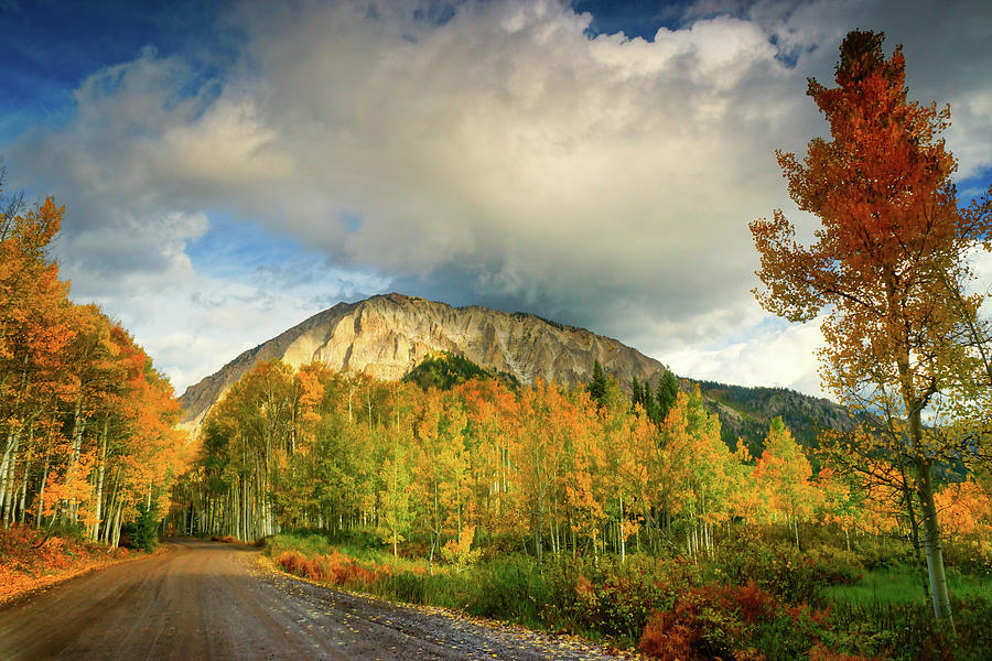 The Road To Marcellina Mountain Photograph