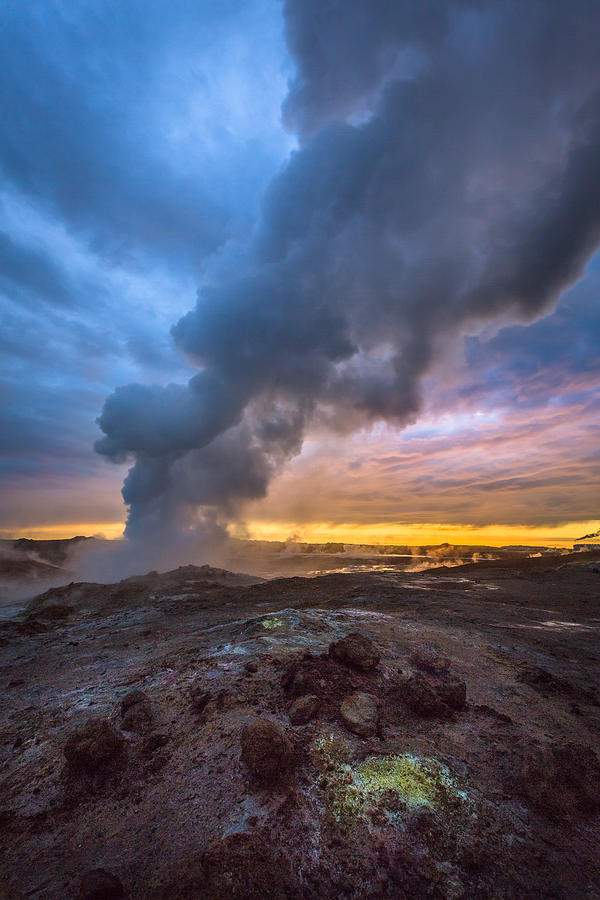Iceland Photograph - The Road to Mount Doom by Arti Panchal