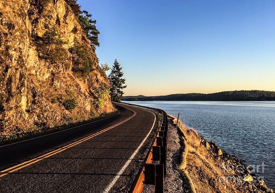 The Road to Orcas Island Photograph by William Wyckoff