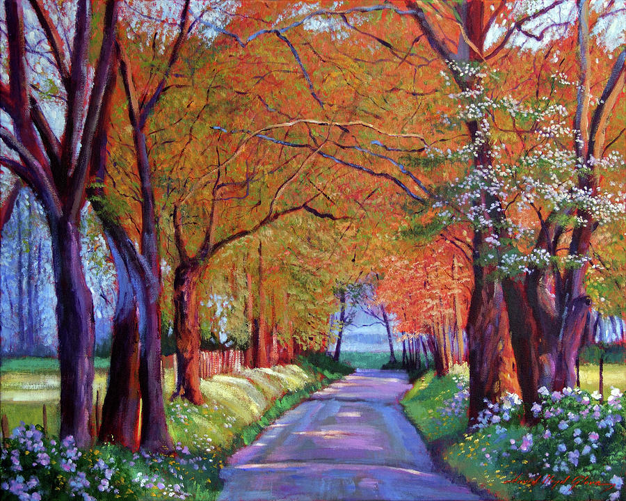 The Road To Silence Painting by David Lloyd Glover