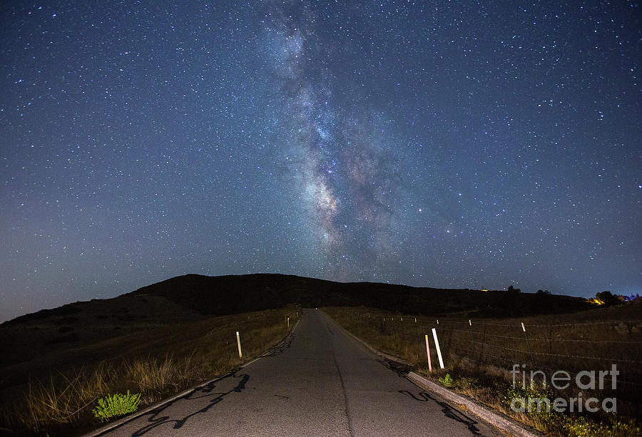 The Road To The Milky Way Photograph by Mimi Ditchie