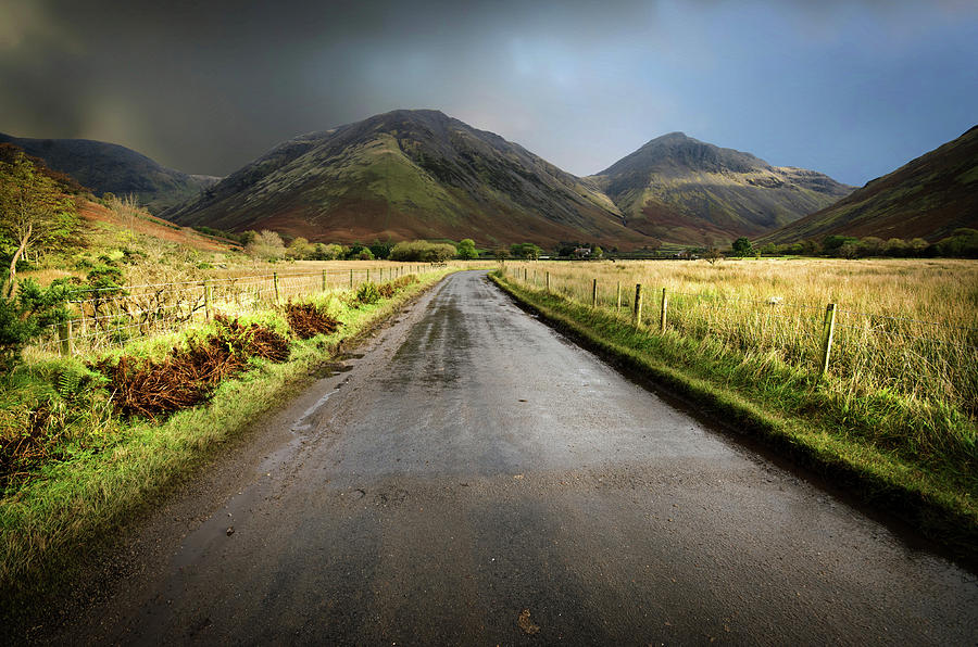 National Parks Photograph - The Road To Wasdale Head by Smart Aviation