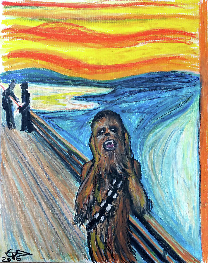 Star Wars Painting - The Roar by Tom Carlton