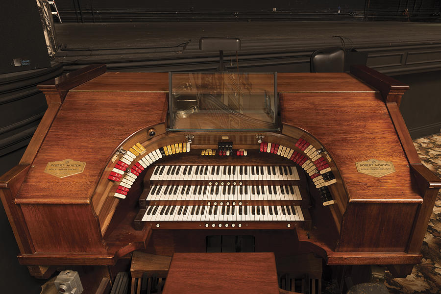 The Robert Morton organ at the Perot Theatre in Texarkana  Photograph by Carol M Highsmith