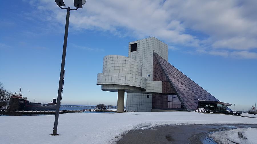 The Rock And Roll Hall Of Fame Photograph by Rob Hans