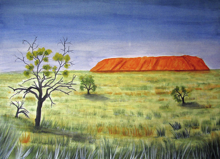 Landscape Painting - The Rock by Elvira Ingram