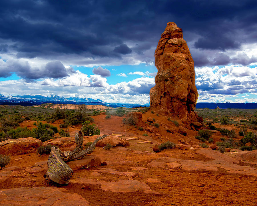 Arches National Park Photograph - The Rock by Norman Hall