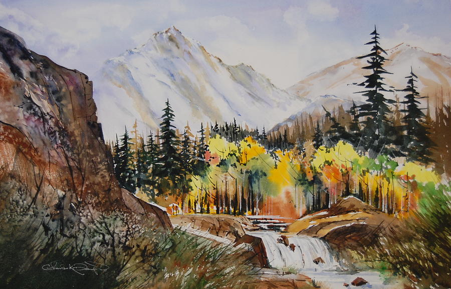 The Rockies Painting by Chuck Danford | Fine Art America