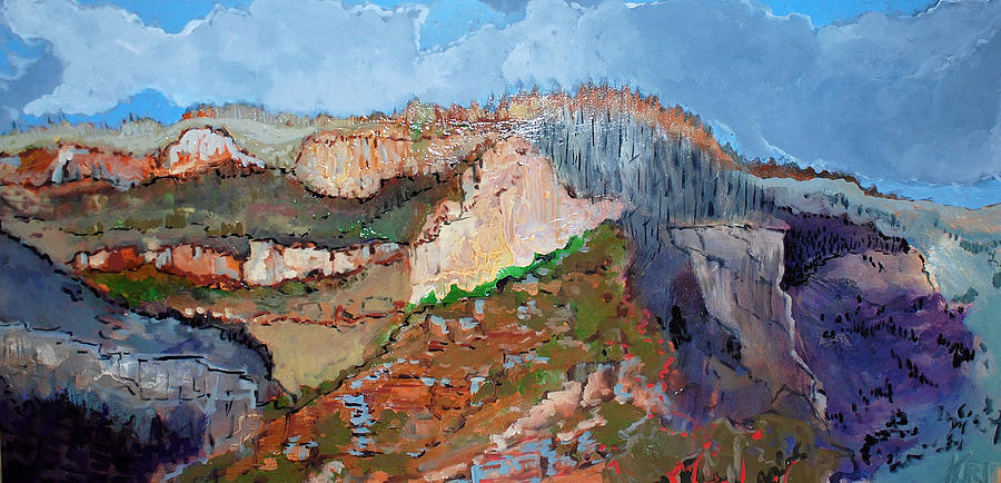 The Rockies Painting by Kurt Hausmann