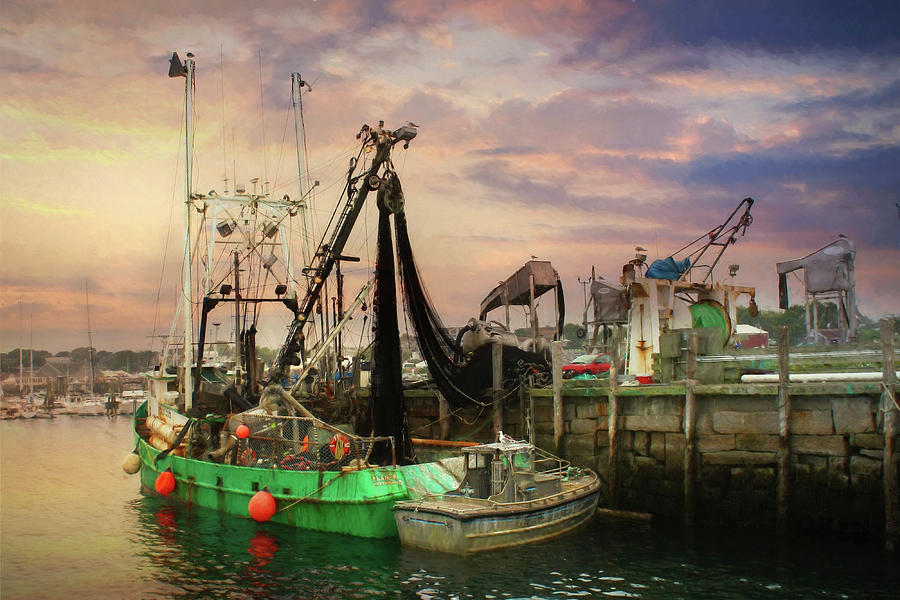 The Rockland Docks Photograph by Lori Deiter