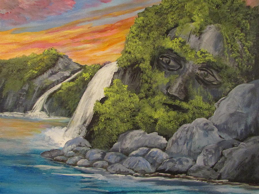 The Rocks Watch Painting by Dave Farrow