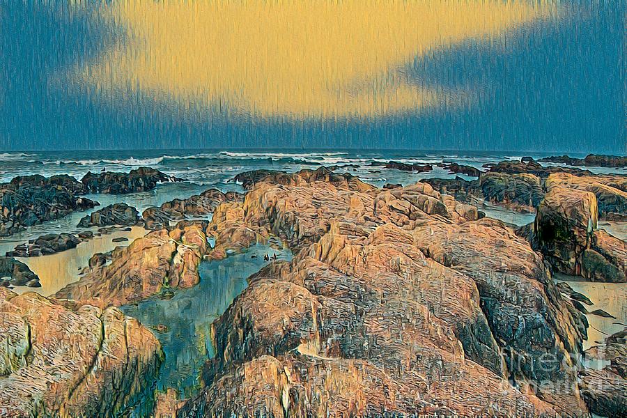 The Rocky Coast Digital Art by Joe Lach