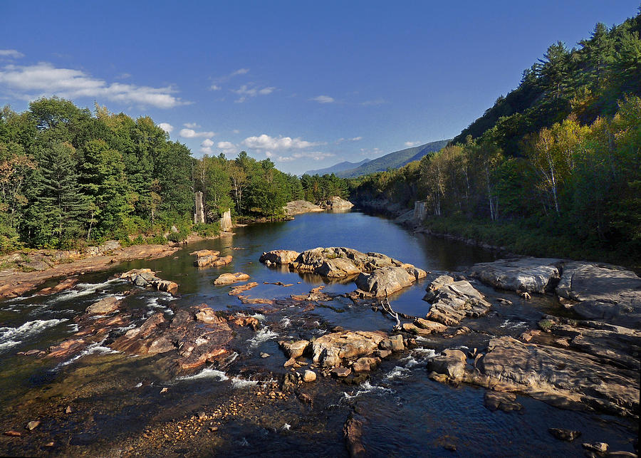The Rocky Pemigewasset River Photograph by Nancy Griswold