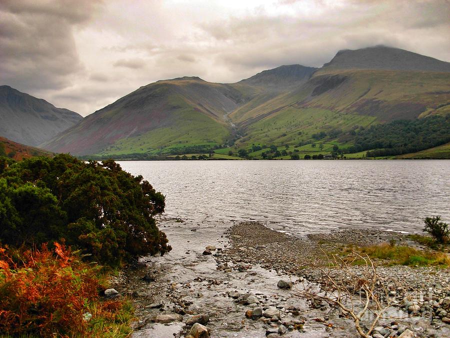 The Rocky Shores of Wastwater Photograph by Joan-Violet Stretch