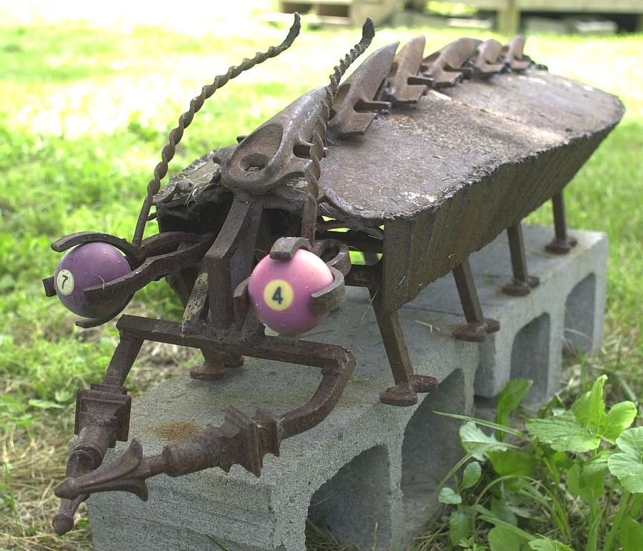 Fantasy Sculpture - The Rollee Pollee by Larry Vennard