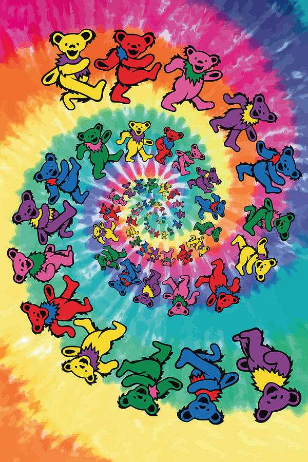 Grateful Dead Digital Art - The Roller Bears by Gb