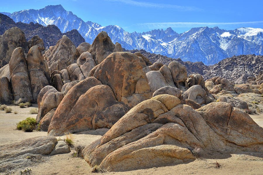 The Rolling Alabama Hills of California Photograph by Ray Mathis