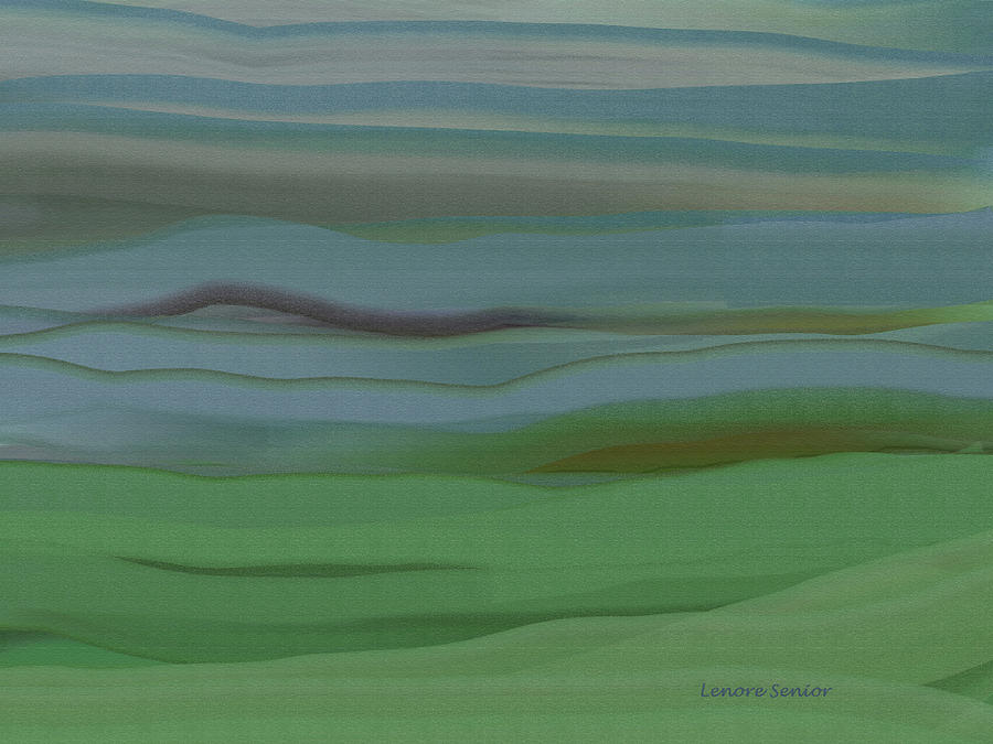 The Rolling Landscape Painting by Lenore Senior