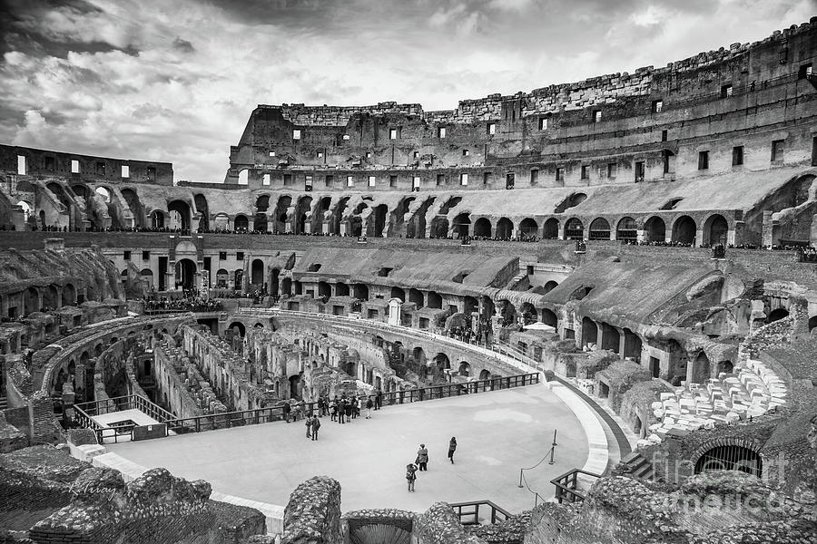 The Roman Colloseum BW Photograph by Rene Triay FineArt Photos