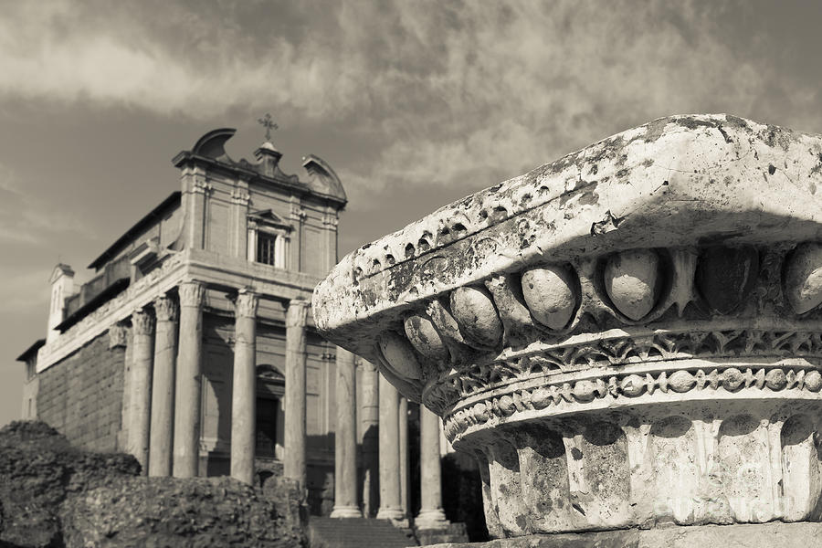 The Roman Forum Photograph by Edward Fielding