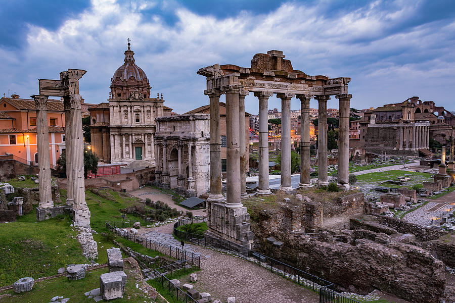 Architecture Photograph - The Roman Forum by Gary Lengyel
