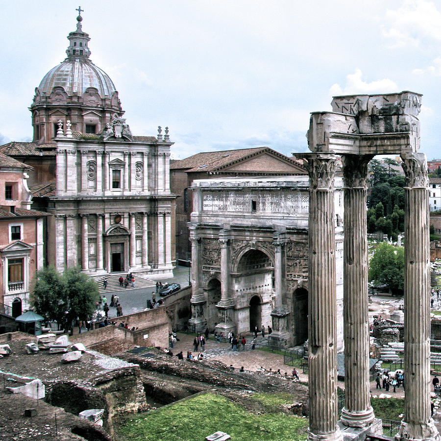 The Roman Forum Photograph by Mitch Cat