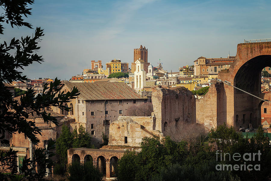Architecture Photograph - The Roman forum by Sophie McAulay