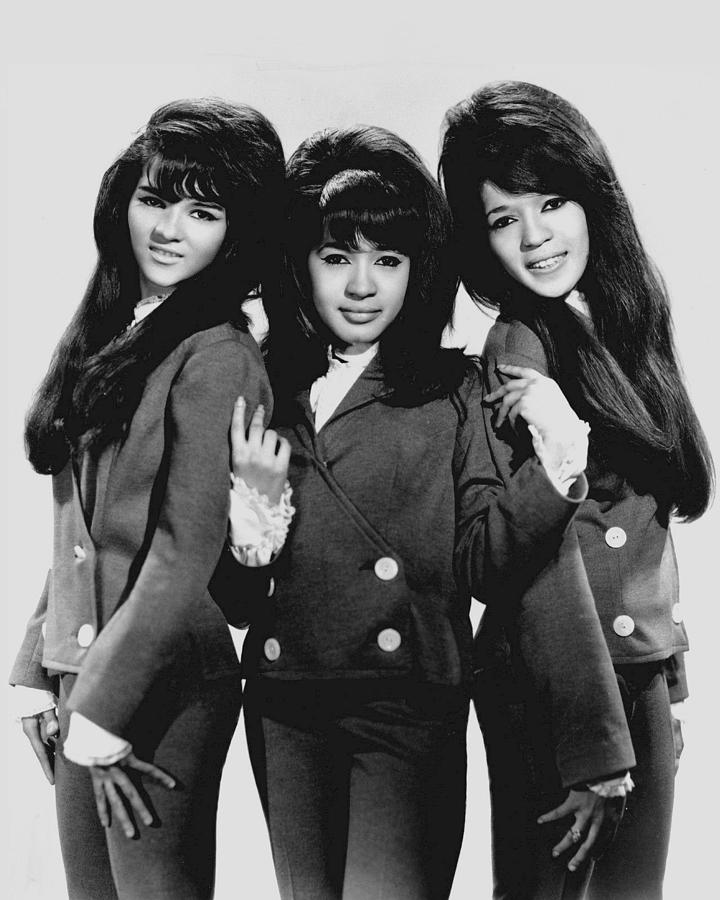 Vintage Photograph - The Ronettes 1966 by Mountain Dreams