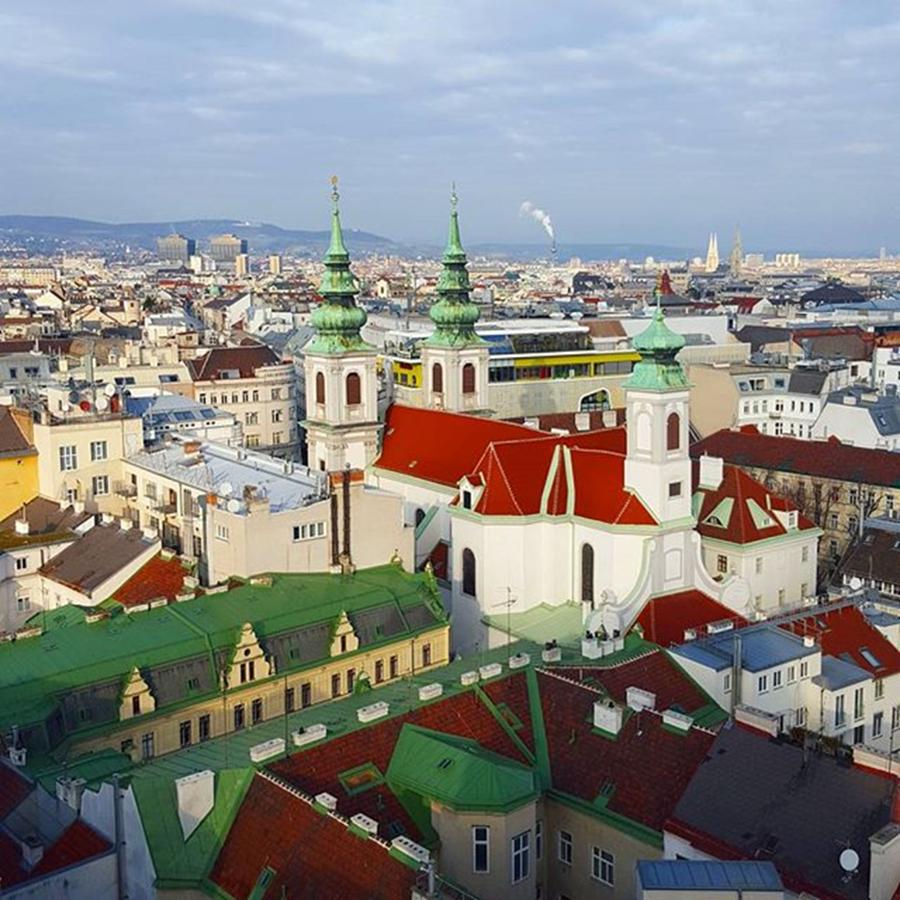 Dh Photograph - The Roof Tops If #vienna. Really Pretty by Dante Harker