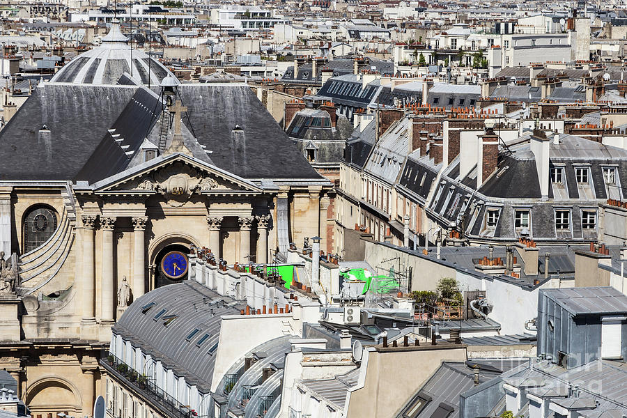 The roofs of Paris, France Photograph by Didier Marti