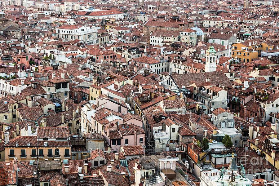 The roofs of Venice Photograph by Didier Marti