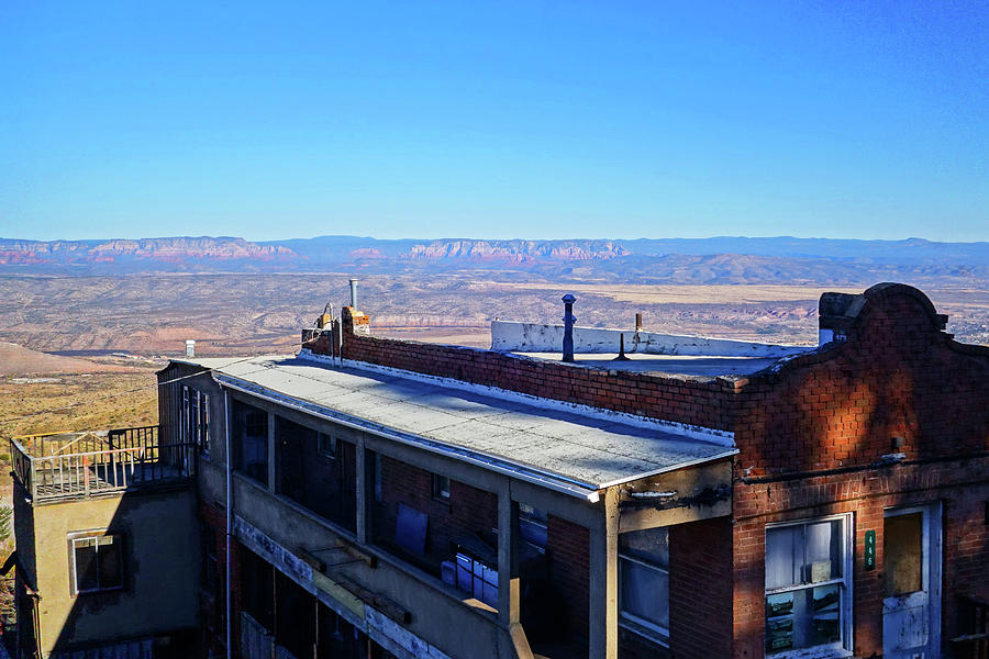 The Rooftops of Jerome Arizona Photograph by Toby McGuire