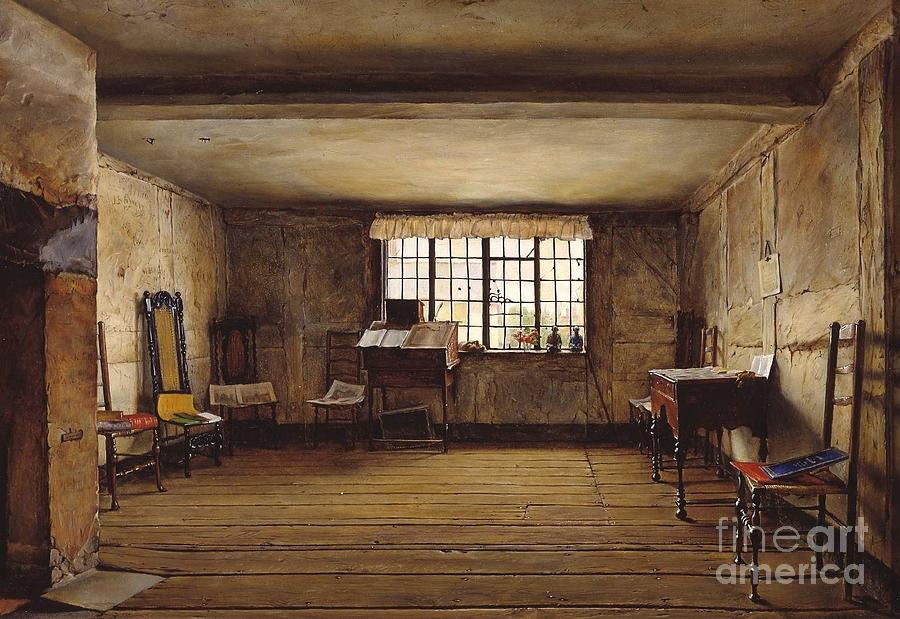 The Room in Which Shakespeare Was Born Painting by MotionAge Designs