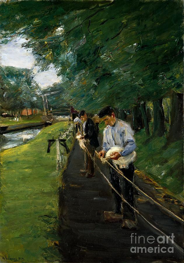 The Ropewalk in Edam Painting by Celestial Images