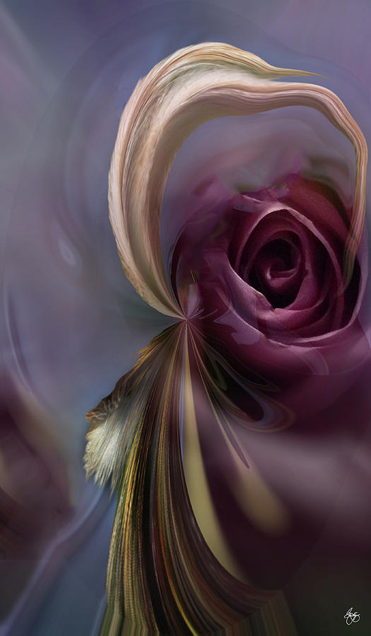 American Photograph - The Rose And The Headdress by Wayne King American Photograph - The Rose And The Headdress by Wayne King