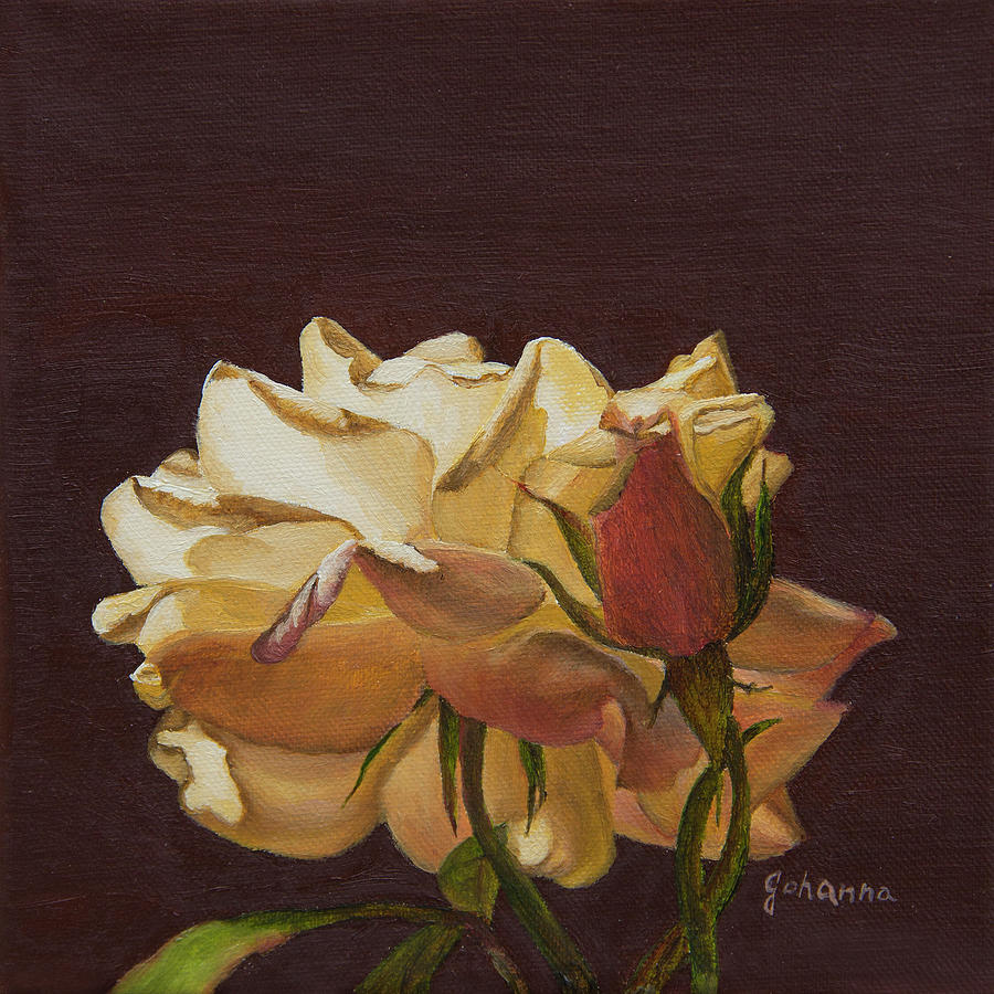 The Rose Painting by Johanna Lerwick