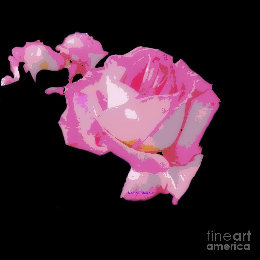 The Rose 1 Mixed Media by Leanne Seymour