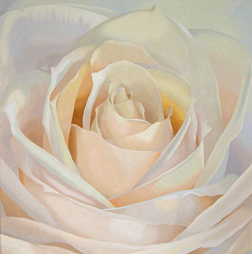 Flowers Still Life Painting - The Rose Queen by Thaw Malin III